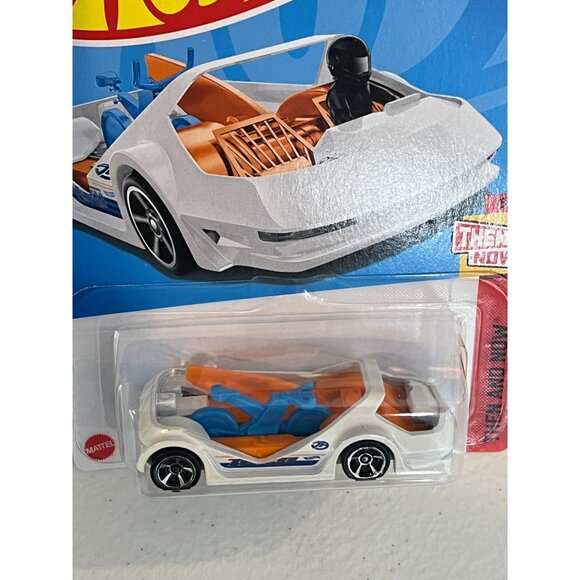 Hot Wheels Deora III 2023 Then and Now White Orange Diecast Car - Picture 6 of 9